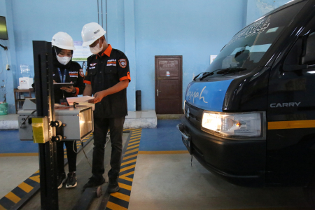 UJI PANCAR LAMPU KENDARAAN
