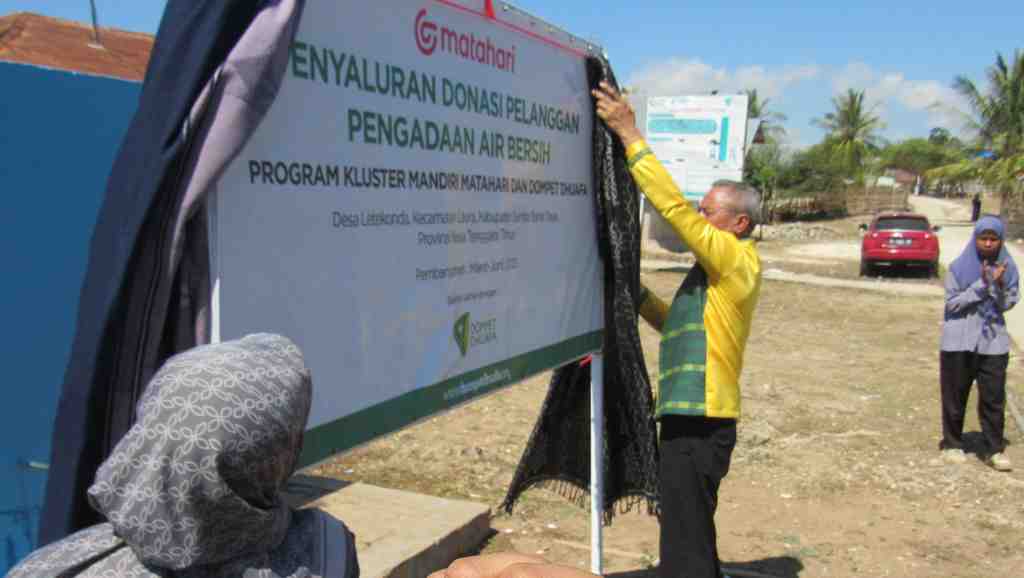 PERESMIAN BADAN PENGELOLA AIR BERSIH