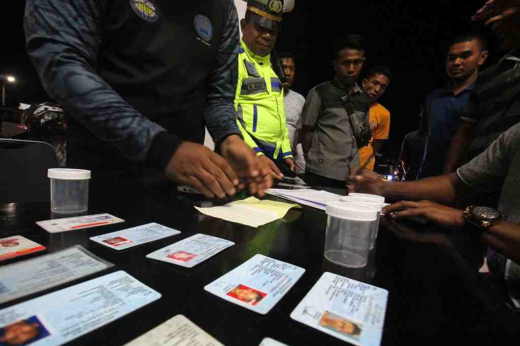 CEK URINE SOPIR ANGKUTAN ARUS BALIK LEBARAN