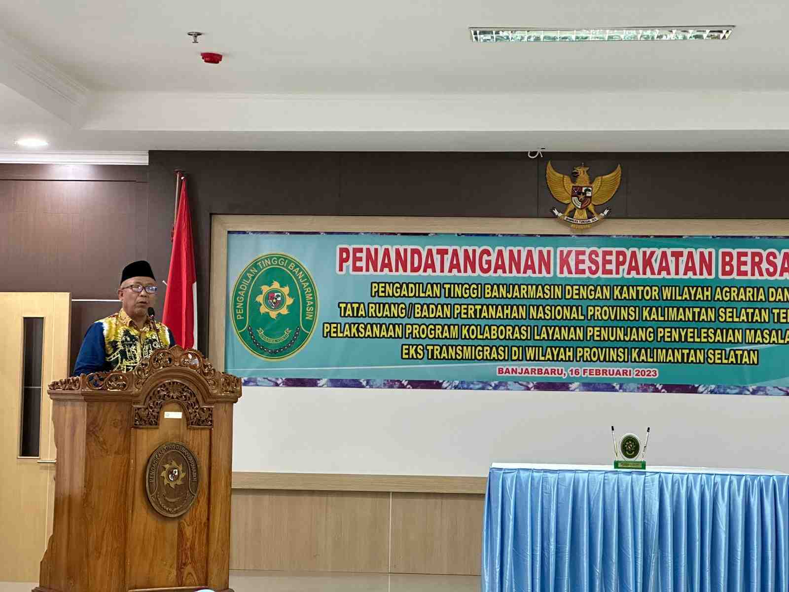 PENYELESAIAN MASALAH TANAH EKS TRANSMIGRASI