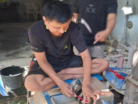 WORKSHOP PPBP AJAK PENGRAJIN BELAJAR PENGOLAHAN BATU
