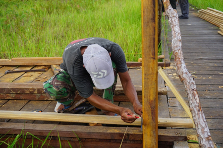 PROGRAM TMMD DI DERMAGA KERENG BANGKIRAI