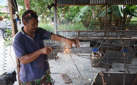LAS RANGKA BENTOR
