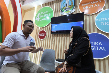 DISKUSI PELAYANAN LITERASI DIGITAL