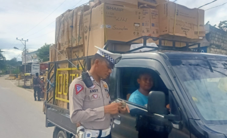 OPERASI TILANG SATLANTAS POLRES SBD