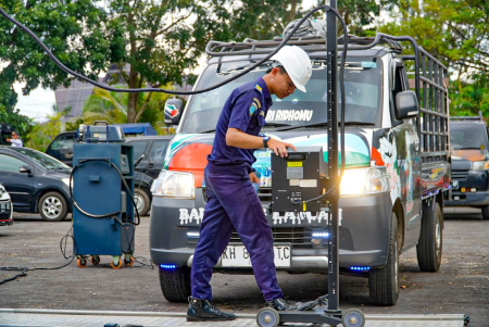 UJI PANCAR LAMPU KENDARAAN
