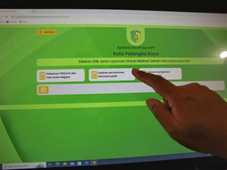 LAYANAN DIGITAL MPP HUMA BETANG KOTA PALANGKA RAYA 