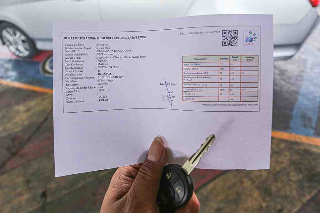  KETERANGAN PENUHI AMBANG BATAS EMISI