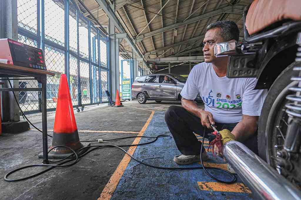 UJI EMISI KENDARAAN SEPEDA MOTOR