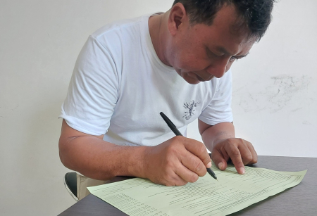 MENGISI FORMULIR DONOR DARAH