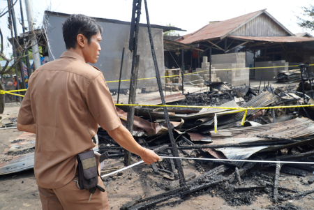 UKUR BANGUNAN TERBAKAR 