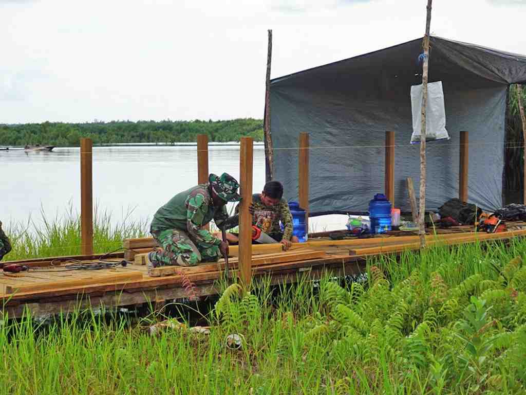 MEMBUAT TIANG PAGAR JEMBATAN