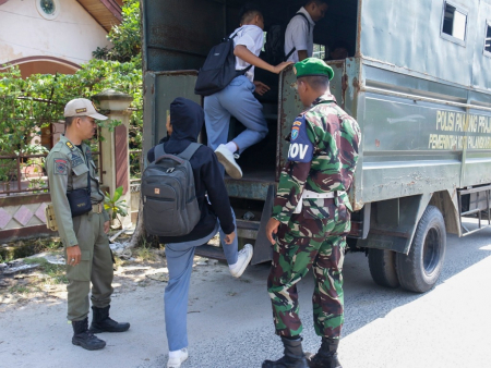 OPERASI PENEGAKAN DISIPLIN di PALANGKA RAYA