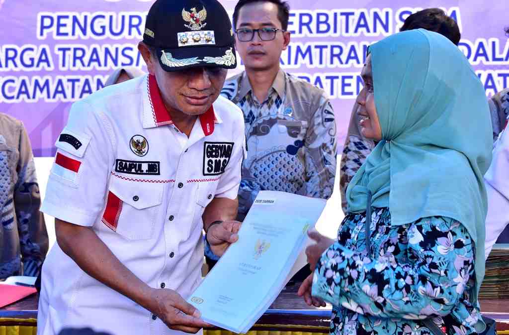 SERTIFIKAT TANAH WARGA TRANSMIGRASI