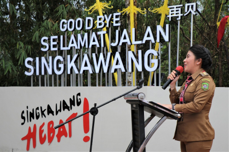 PERESMIAN GERBANG BATAS TAMA KA'LAWAKNG SINGKAWANG BENGKAYANG