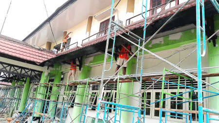 PENGECATAN GEDUNG KANTOR
