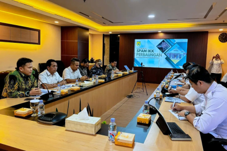 KOORDINASI DENGAN KEMENTERIAN PU