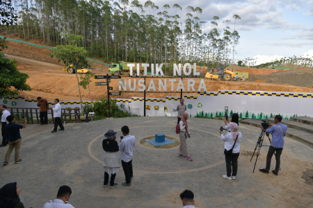 KAWASAN PEMERINTAH IKN CAPAI 70 PERSEN