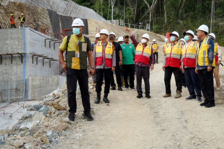 TINJAU PEMBANGUNAN BENDUNGAN BULANGO ULU