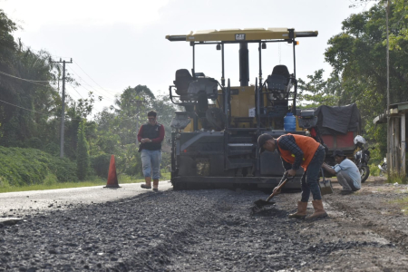 PERBAIKAN JALAN JENDRAL SUDIRMAN SAMPIT