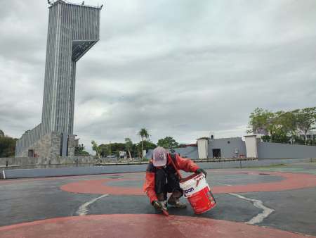 PENGECATAN LANTAI