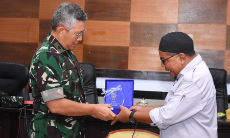 KUNJUNGAN KERJA WAASPOTDIRGA di KOTA TIDORE