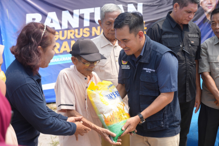 BANTUAN UNTUK WARGA TERDAMPAK KARHUTLA