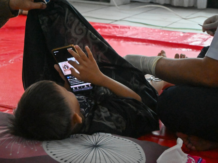 SUNATAN MASSAL HUT PEMKOT PALANGKA RAYA