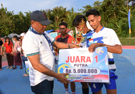 TURNAMEN BOLA VOLI KARANG TARUNA TAMARISKA CUP I