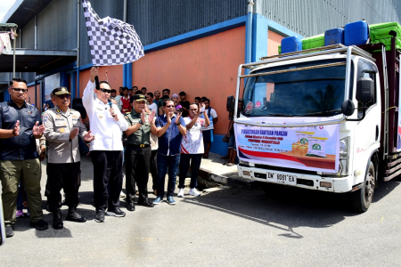 LEPAS PENYALURAN BANTUAN PANGAN