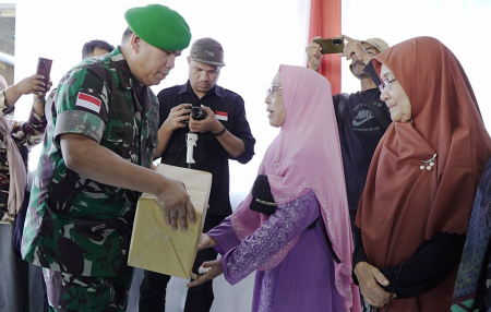 TALI ASIH UNTUK ISTRI PRAJURIT YANG PENSIUN