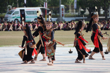 TARI DAERAH ANGGOTA PRAMUKA SDN PERCOBAAN