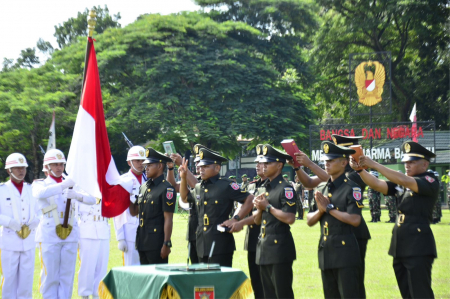 PENUTUPAN PENDIDIKAN PERTAMA BINTARA TNI AD