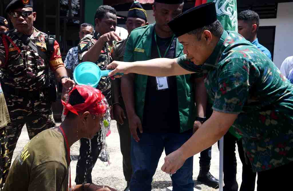 BAIAT ANGGOTA BANSER GORONTALO
