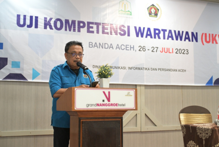 UJI KOMPETENSI WARTAWAN DI ACEH