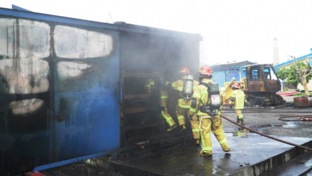 LOMBA FIRE RESCUE AND FITNESS DRILL
