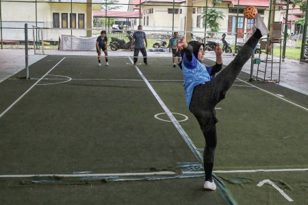 PERSIAPAN ATLET SEPAK TAKRAW KALTENG