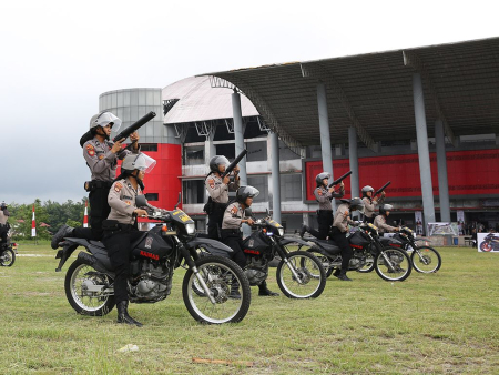 SIMULASI PENGAMANAN KOTA JELANG PILKADA