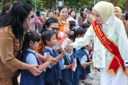 KUNJUNGAN BUNDA PAUD KALTENG