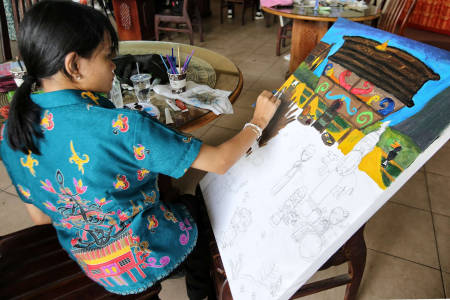 LOMBA MELUKIS ANAK BERKEBUTUHAN KHUSUS
