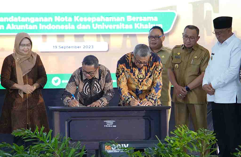 MOU UNKHAIR TERNATE DENGAN IKATAN AKUNTANSI INDONESIA