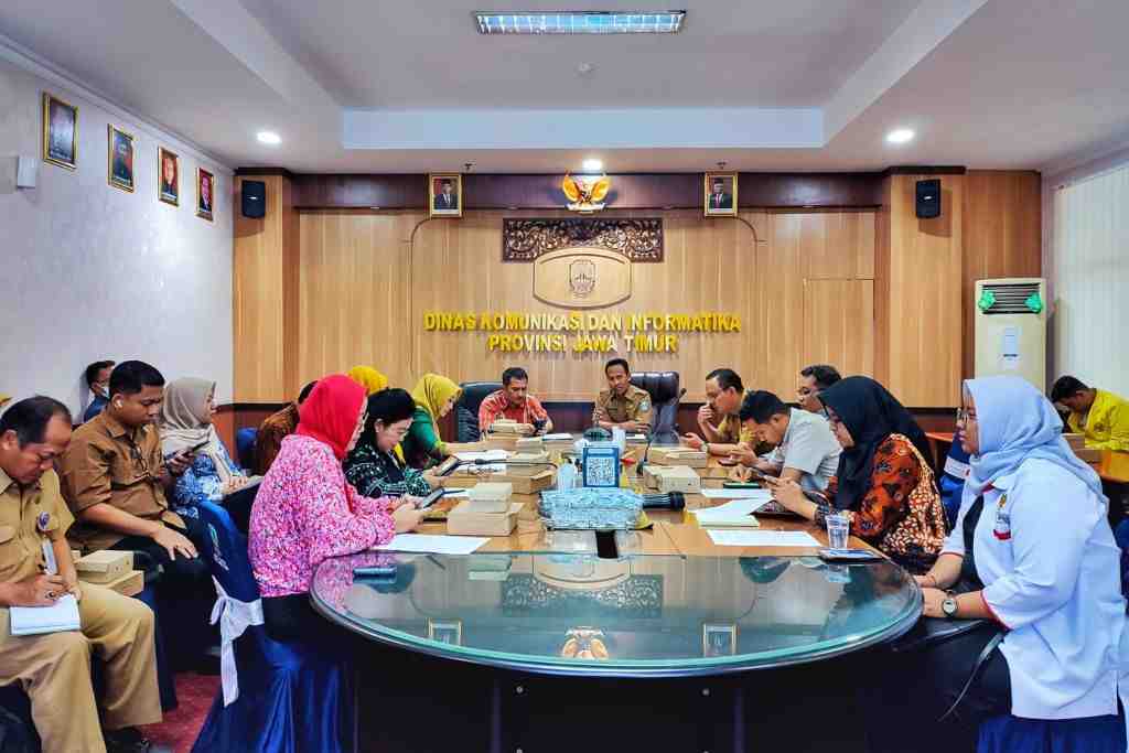 KUNKER KOMISI A DPRD PROV DIY DI KOMINFO JATIM