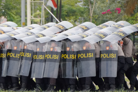 LATIHAN PERSIAPAN SIMULASI PENGENDALIAN MASSA   