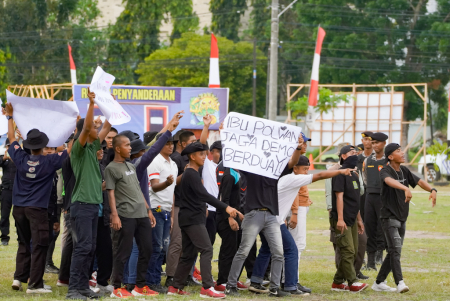 SIMULASI PENGAMANAN KOTA JELANG PILKADA