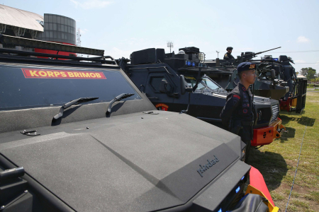 SIMULASI PENGAMANAN KOTA JELANG PILKADA