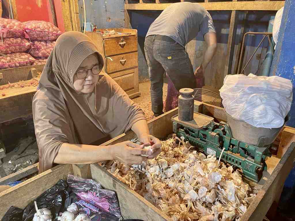 KUPAS BAWANG PUTIH
