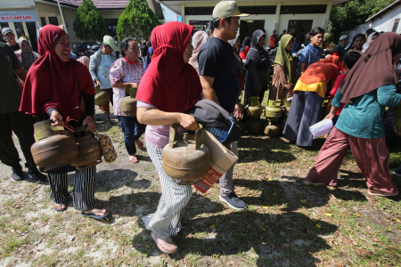 OPERASI PASAR GAS LPG 3 Kg di PALANGKA RAYA