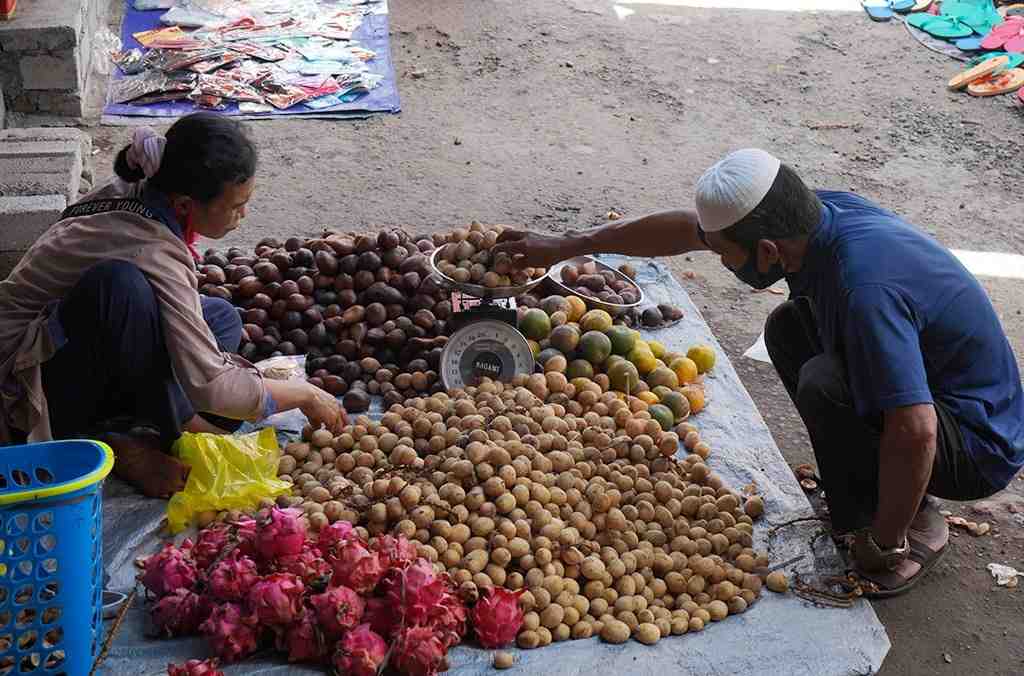 PENJUAL BUAH LANGSAT