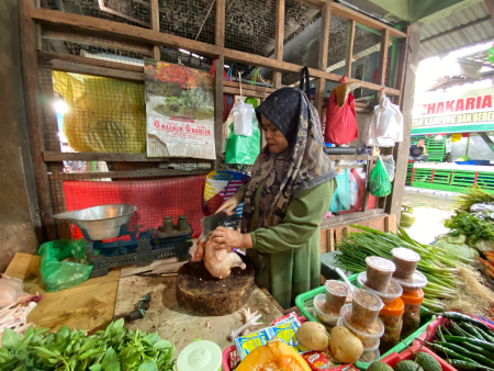 PEDAGANG AYAM POTONG