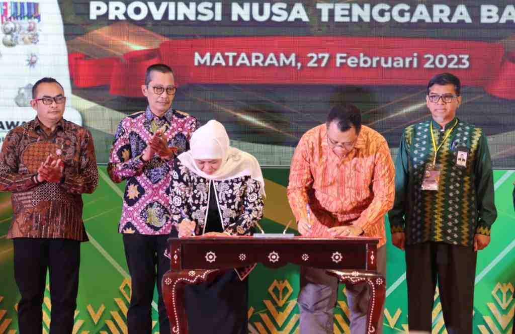  KERJA SAMA PERDAGANGAN DAN INVESTASI JATIM DAN NTB